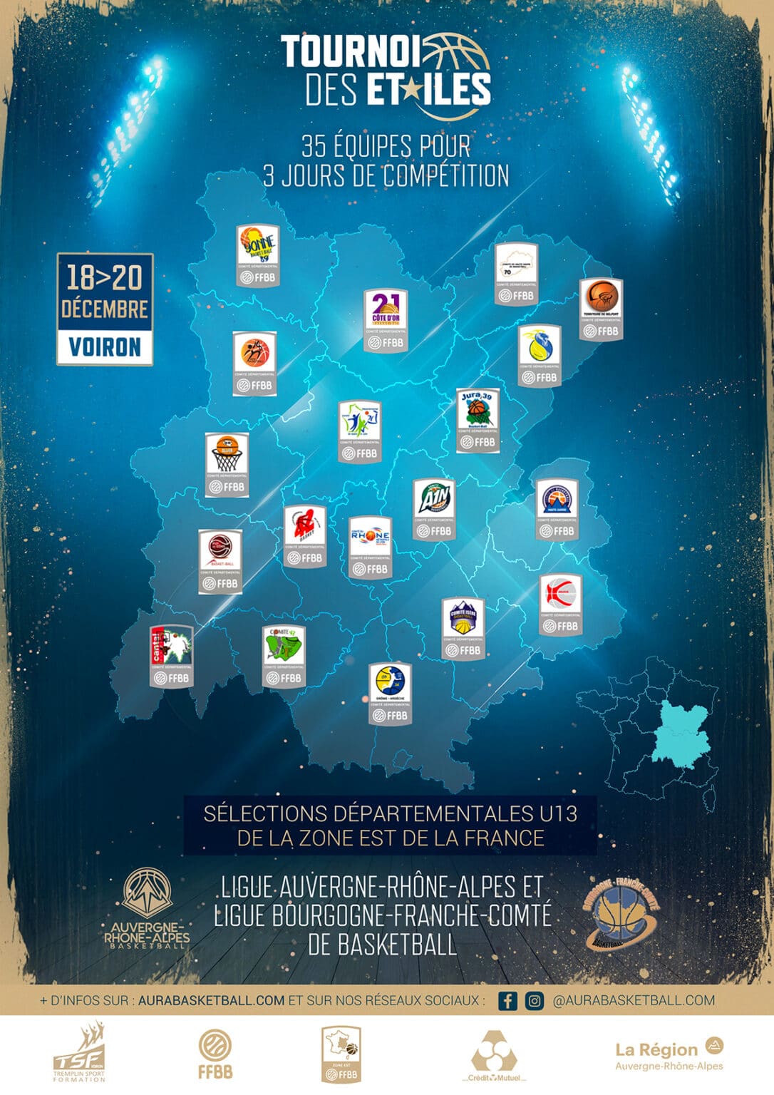 Tournoi des Etoiles Voiron 18>20 décembre Ligue AuvergneRhône