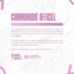 Le tournoi 3×3 Aura en Rose est annulé